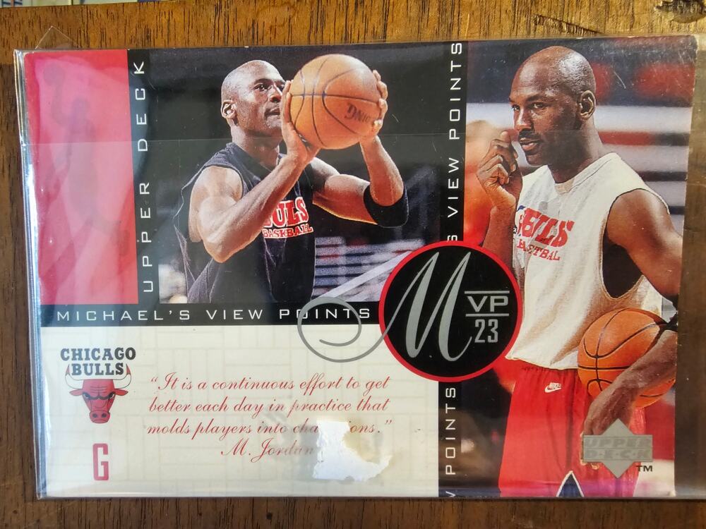 Michael Jordan 1997 Upper Deck #VP1 - View Points - NBA - Jumbo